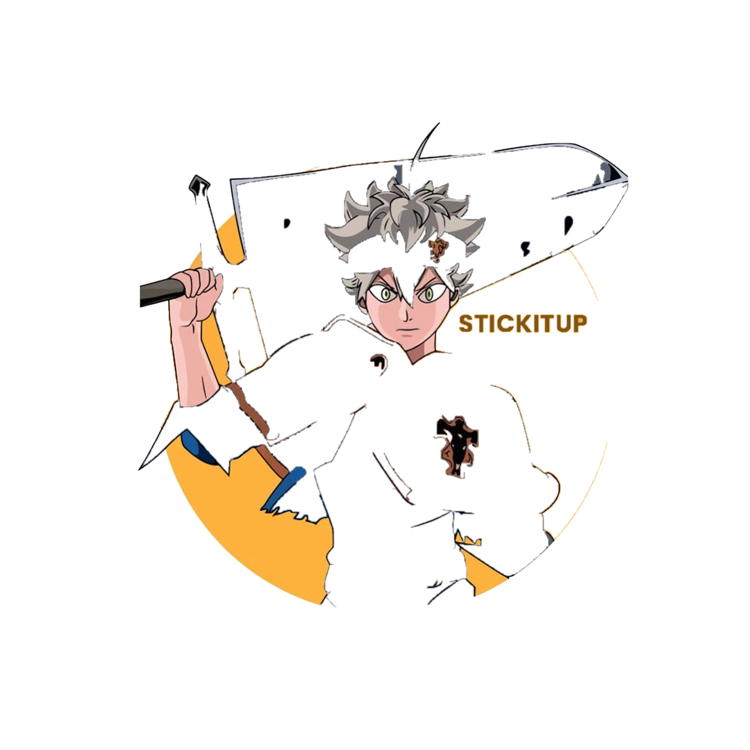 Asta The Warrior Sticker